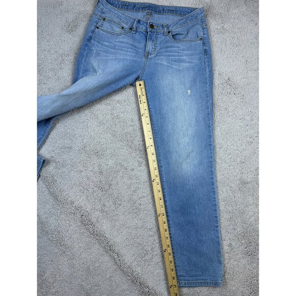 Jennifer Lopez Light Wash Relaxed Boyfriend Straight Leg Jeans Womens Size 2 - Picture 4 of 10